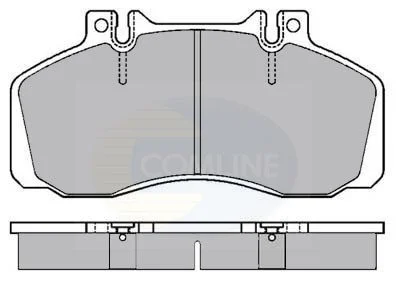 - Гальмівні колодки до дисків Mercedes-Benz Sprinter 01->, T2/LN1 86->94, Vario 96->, Optare Toro 08-> Comline CBP9002
