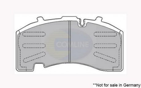 - Гальмівні колодки до дисків Comline CBP9062K (фото 1)