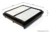 - Фільтр повітря (аналог WA6250/LX827) Chevrolet Lanos 05-&gt;, Daewoo Lanos 97-&gt;, FSO Lanos 04-&gt;08, Zaz Lanos 04-&gt; Comline CDW12103 (фото 1)