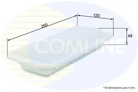 Фільтр повітря Comline CTY12035