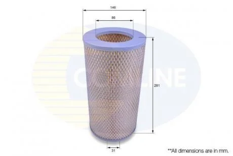 Фільтр повітря Comline CTY12040