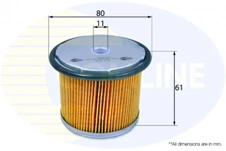 - Фільтр палива (аналогWF8021/KX63/1) Citroen Berlingo 96->, BX 85->94, C15 86->00, Dispatch 95->, Synergie 94->02, Xantia 94->05, Xsara 97->00, ZX 91->97, Relay 94->02, Fiat Scudo 96->06, Ulysse 95->02, FSO Polonez 92->02, Hyundai L Comline EFF003