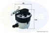 - Фільтр палива (аналогWF8451/KL569) Ford C-Max 07->, Fiesta 08->, Focus C-Max 05->, Focus 05->, Mazda 2 08->, 3 09->, Volvo C30 06->, S40 04->07, S80 10->, V50 05->, V70 10-> Comline EFF193 (фото 1)