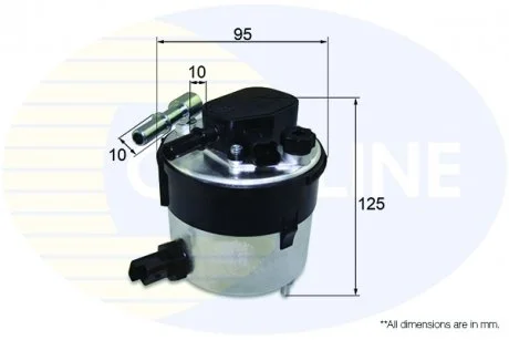 - Фільтр палива (аналогWF8451/KL569) Ford C-Max 07->, Fiesta 08->, Focus C-Max 05->, Focus 05->, Mazda 2 08->, 3 09->, Volvo C30 06->, S40 04->07, S80 10->, V50 05->, V70 10-> Comline EFF193