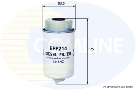 - Фільтр палива (аналогWF8339/KC204) Ford Transit 04-> Comline EFF214 (фото 1)