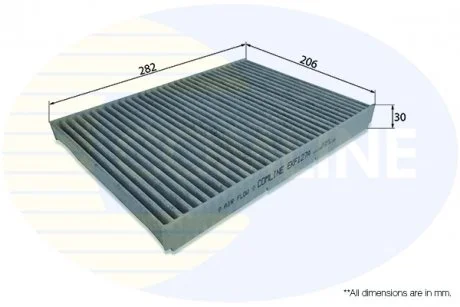 - Фільтр салону (аналогWP6895/LAK63) Audi A3 96->03, TT 98->06, Skoda Octavia 96->10, VW Bora 98->05, Golf 97->06, Lupo 98->05, New Beetle 99->10, Polo 94->02 Comline EKF127A