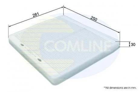 Фільтр салону Comline EKF132