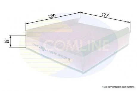 - Фільтр салону (аналогWP9320) Citroen Nemo 08->, Fiat Doblo 10->, Fiorino 96->, Linea 07->, Qubo 08->, Tipo 15->, Opel Combo 12->, Peugeot Bipper 08->, Bipper Tepee 08->, Suzuki Swift 10-> Comline EKF198