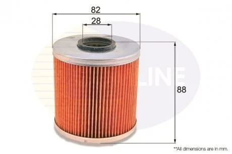 - Фільтр оливи (аналогWL7042/OX91D) BMW 3 87-> 98, 5 89->97 Comline EOF015