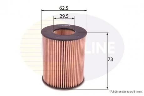 - Фільтр оливи (аналогWL7292/OX203D) Ford Galaxy 06->, Mondeo 00->, S-Max 06->, Mazda 6 02-> Comline EOF084