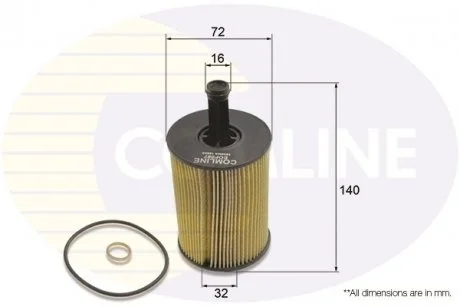- Фільтр оливи (аналогWL7296/OX188D) Audi A2 00->, A3 03->, A4 04->, A5 08->, A6 04->, Q5 08->, TT 03->, Chrysler Sebring 07->, Dodge Avenger 07->, Caliber 06->, Journey 08->, Ford Galaxy ->00, Jeep Compass 06->, Patriot 08->, Mitsub Comline EOF087