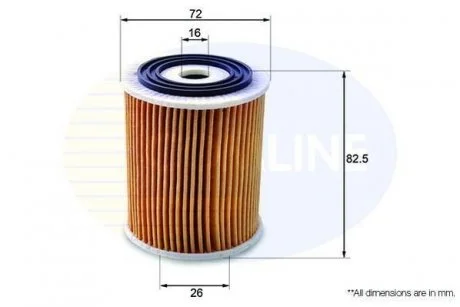 Фільтр оливи Comline EOF167