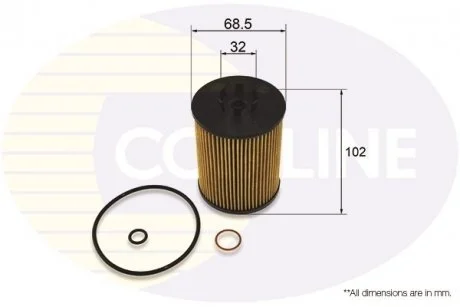 - Фільтр оливи (аналогWL7449/OX367D) Alpina B5 05->, B7 04->, BMW X5 03->, 5 03->, 6 04->, 7 01->, Morgan Aero 04-> Comline EOF198
