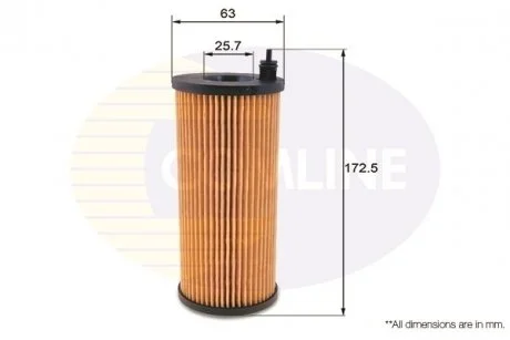 - Фільтр оливи (аналогWL7474/OX361/4D) Alpina D3 10->, BMW 1 Series 07->, 3 Series 05->, 5 Series 07->, X1 09->, X3 07-> Comline EOF219