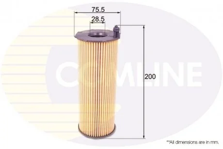 - Фільтр оливи (аналогWL7486/OX196/3D) Audi A4 04->, A5 07->, A6 04->, A8 02->, Q5 08->, Q7 06->, Porsche Cayenne 09->, VW Phaeton 07->, Touareg 04-> Comline EOF244