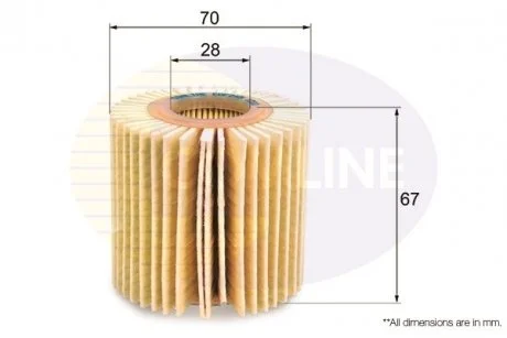 - Фільтр оливи (аналогWL7453/OX414D1) Lexus IS 13->, NX 14->, RX 08->, Evora 09->, Subaru Trezia 11->, Toyota Auris 09->, IQ 09->, Urban Cruiser 09->,Verso 10->, Yaris 08-> Comline EOF245