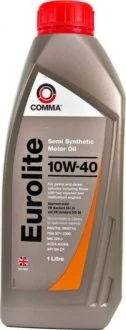 Олія моторна Eurolite 10W-40 (1 л) COMMA EUL1L