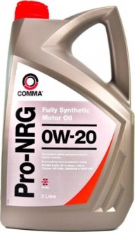 Олія моторна Pro-NRG 0W-20 (5 л) COMMA NRG5L (фото 1)