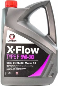 Мастило моторне X-Flow Type F 5W-30 (4 л) COMMA XFF4L