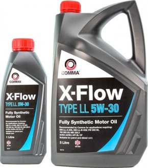 Масло моторное X-Flow Type LL 5W-30 (1 л) COMMA XFLL1L