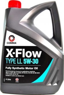 Масло моторне X-Flow Type LL 5W-30 (4 л) COMMA XFLL4L