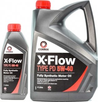 Масло моторне X-Flow Type PD 5W-40 (1 л) COMMA XFPD1L