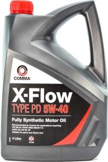 Масло моторное X-Flow Type PD 5W-40 (4 л) COMMA XFPD4L