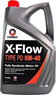Мастило моторне X-Flow Type PD 5W-40 (5 л) COMMA XFPD5L