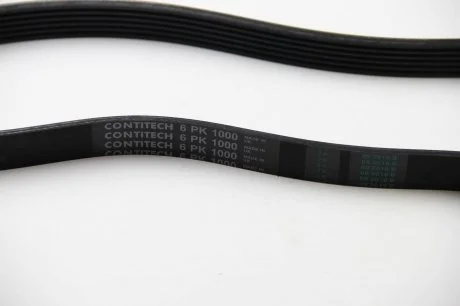 Ремень генератора OM601/602 (-PS)/Polo/Fabia 1.4TDI Contitech 6PK1000