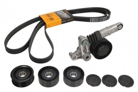 Комплект (ремінь+ролики))) Contitech 6PK2490K1