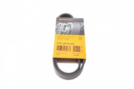 Ремінь поліклінової Contitech 6PK842ELAST