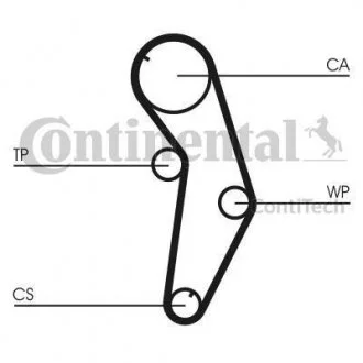 Комплект ГРМ Contitech CT841K1 (фото 1)