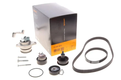 Комплект ГРМ, пас+ролик+помпа Contitech CT 957 WP2