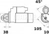 Винт шестеренки коленвала MS43