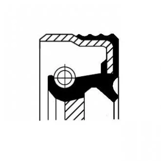 Сальник коленвала передний OM366 CORTECO 01016759B (фото 1)