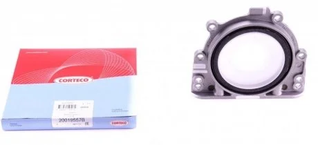 Сальник двигуна REAR VAG 1.6/1.8/2.0 98-> в корпусі, з монтажною оболонкою PTFE CORTECO 20019557B