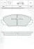 DAFMI INTELLI Тормозные колодки пер. TOYOTA Rav 4 06- DAFMI / INTELLI D182E (фото 1)
