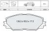 DAFMI INTELLI Тормозные колодки пер. TOYOTA Corolla DAFMI / INTELLI D240E (фото 1)