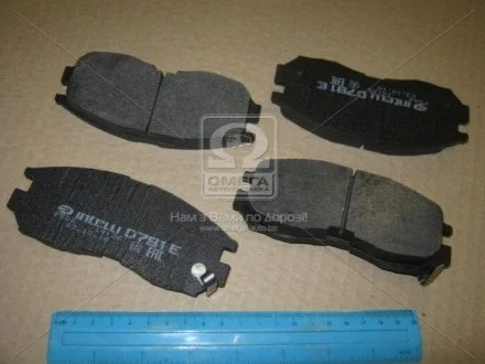 Колодка гальм. диск. MITSUBISHI GALANT передн. (Intelli) DAFMI / INTELLI D791E