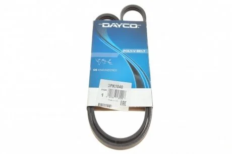 Ремень генератора DAYCO 3PK1040