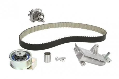 К-кт ГРМ (2шт ролика+ 1шт. натяж. + 1шт. ремень + помпа +крепеж) AUDI 1.9TDI DAYCO KTBWP4153 (фото 1)