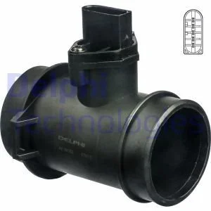Расходомер воздуха MERCEDES C(W202)/CLK(W208)/E(W210)/Vito(W638)/Sprinter "93-03 Delphi AF10282-12B1