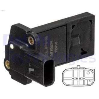 Измеритель массы воздуха Delphi AF10374-12B1