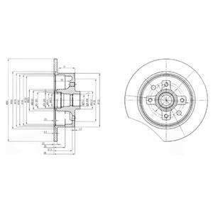 Тормозной диск Delphi BG2571 (фото 1)