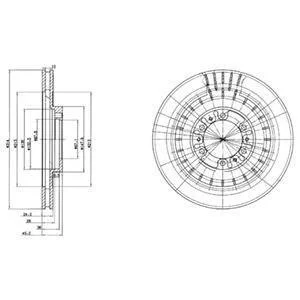 Тормозной диск Delphi BG3847