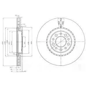 Тормозной диск Delphi BG3993