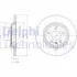 Тормозной диск Delphi BG4081C (фото 1)