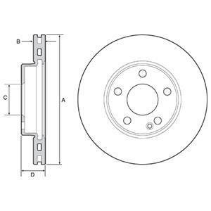 Tarcza ham. MERCEDES malowana A-CLASS (W176) Delphi BG4554C