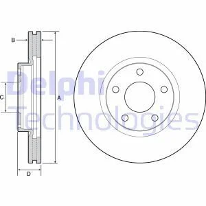 Tarcza ham. MAZDA malowana CX-5 (KE/GH) Delphi BG4562C