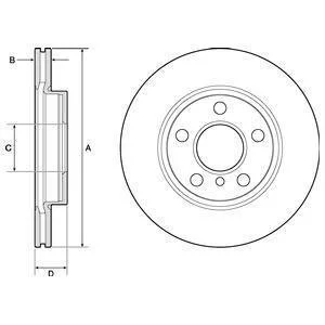 Tarcza ham. MINI 13- malowana Delphi BG4704C